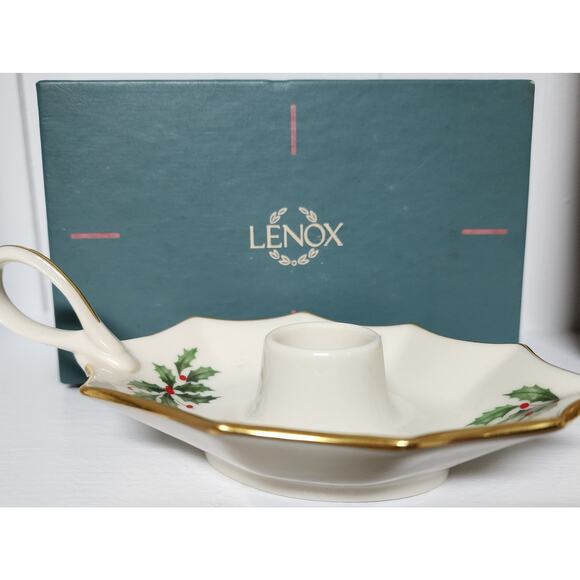 Lenox Christmas Candle Holders